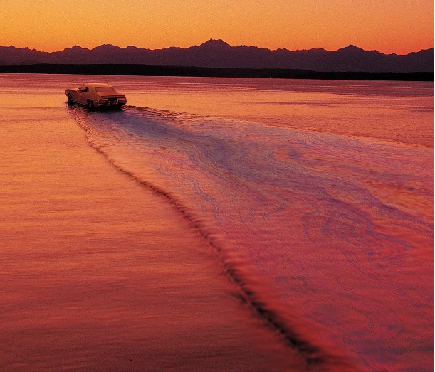 Leaking vehicle poster