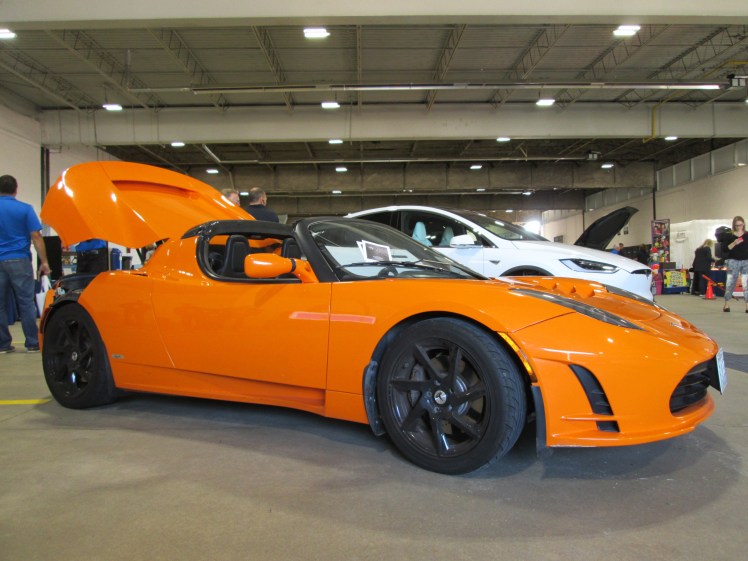 One of the vehicles on display at the Burlington Hydro Open House.