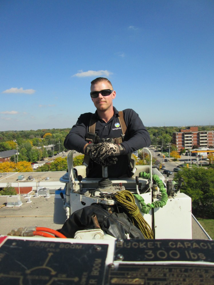 James, my bucket truck operator at the Burlington Hydro Open House event.