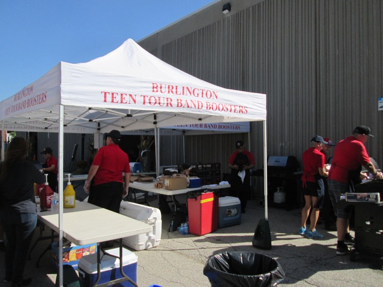 Burlington Teen Tour Band Boosters charity BBQ.