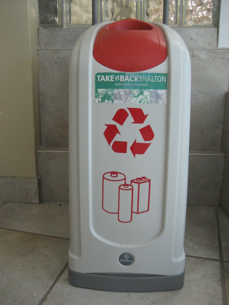 Battery Recycling Bin
