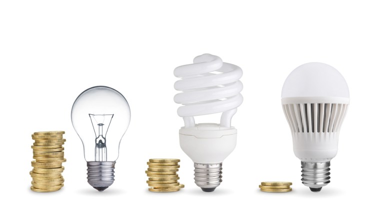 Energy costs associated with lighting.