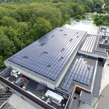 Mountainside Arena solar photovoltaic installation