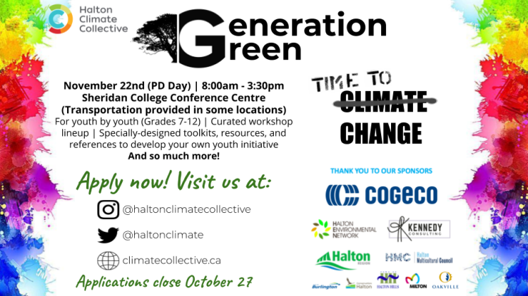 Generation Green Youth Un-conference promotional poster
