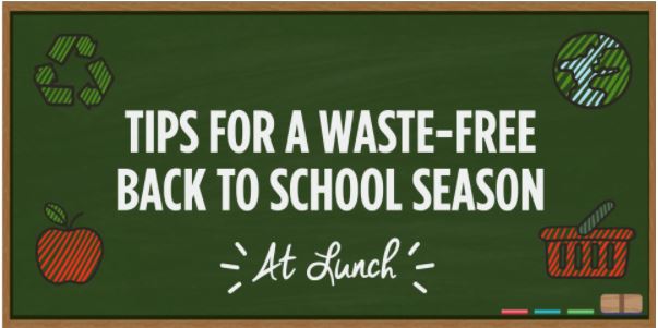 Poster regarding tips for a waste-free school season