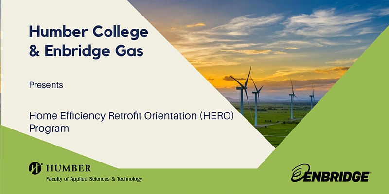 Promotional image of HERO event with windmills in the background