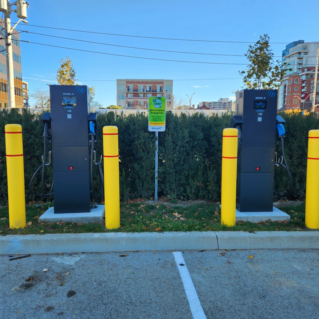 Image showing two Level 3 EV charging stations